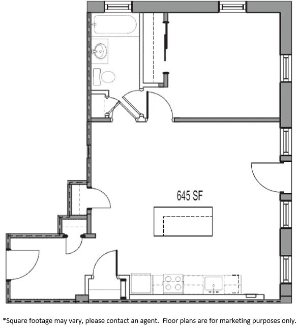 Floorplan - Kenyon Apartments