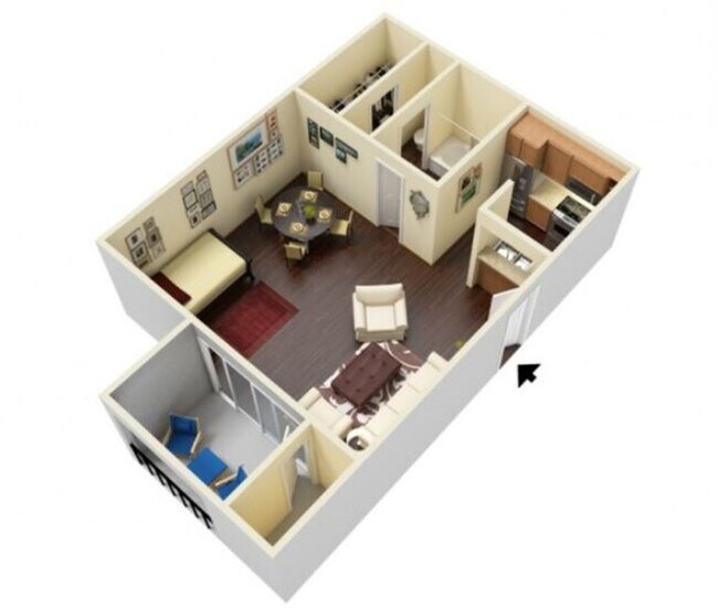 Floorplan - Post Oak Apartments