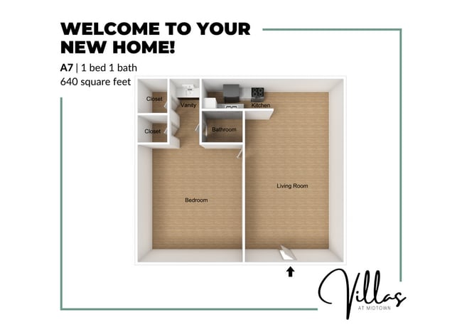 A7 Floor Plan - Villas at Midtown
