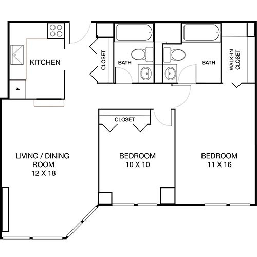 Floorplan - Hyde Park Tower