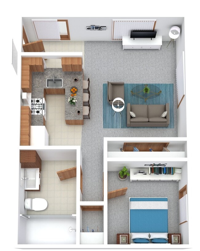 Floorplan - Landmark Square Apartments