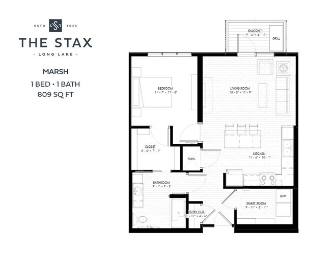Floorplan - The Stax of Long Lake