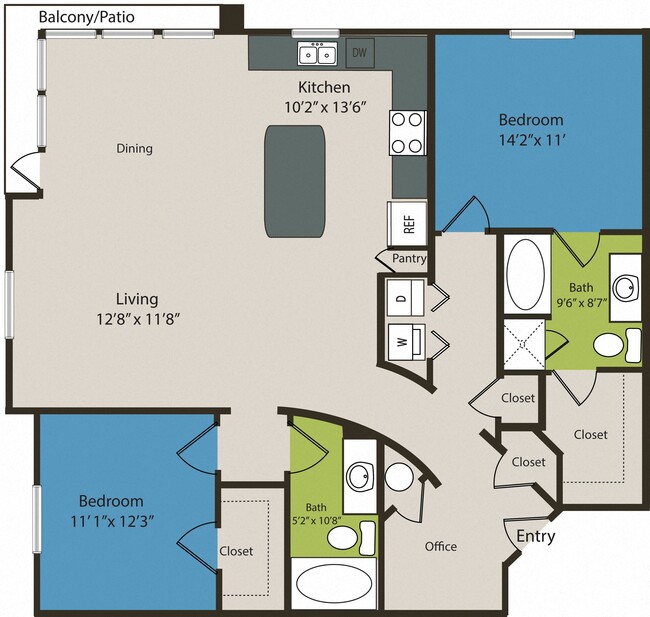 Floorplan - Waterford RiNo