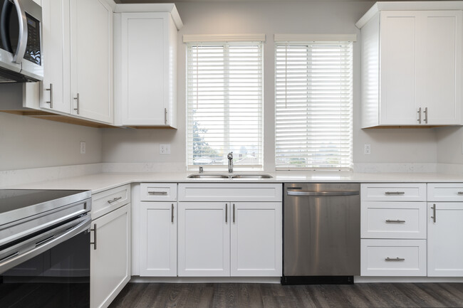 Kitchen, Dishwasher, Sink - The Two-Ten Townhomes