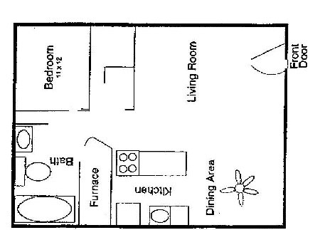 1BR/1BA - Hawthorne Park Apartments