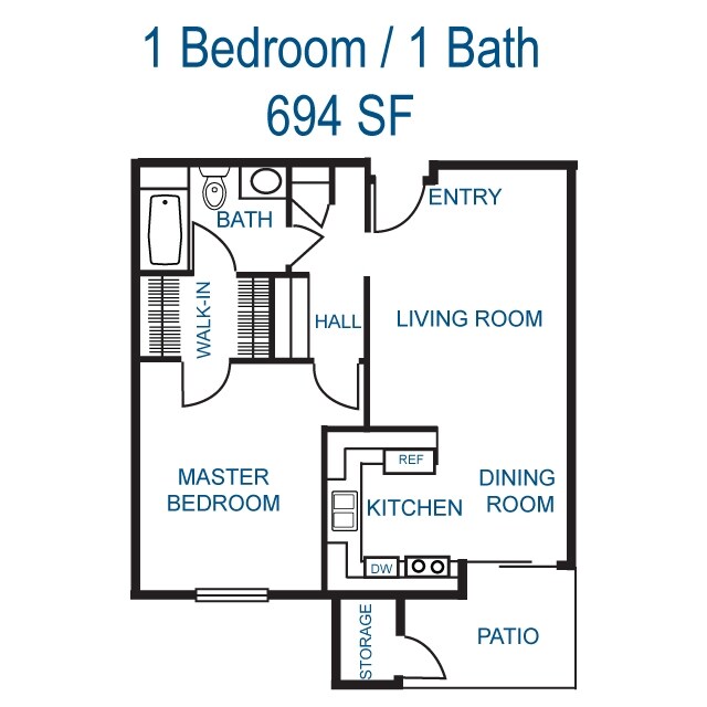 1BR/1BA - Barbara Worth Villas
