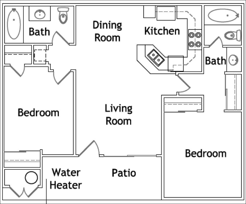Condo layout - 12665 Camino Mira Del Mar