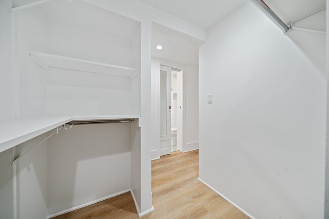 Master bedroom closet view towards ensuite - 2118 3rd St