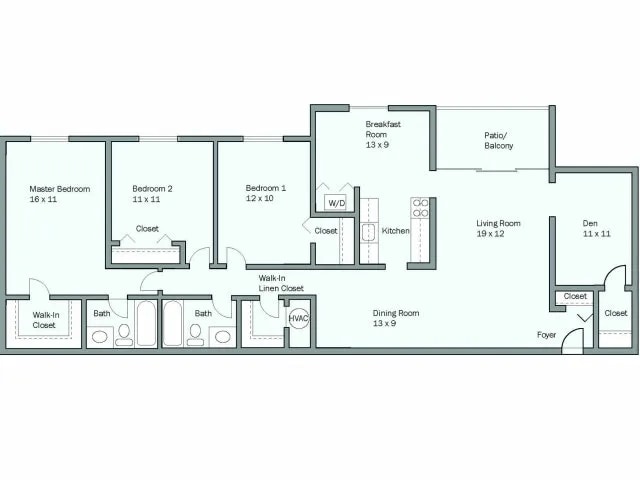 Floorplan - Lerner Morningside