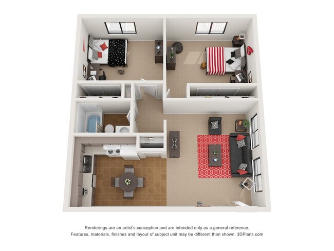 Floorplan - Chartre Oaks Apartments