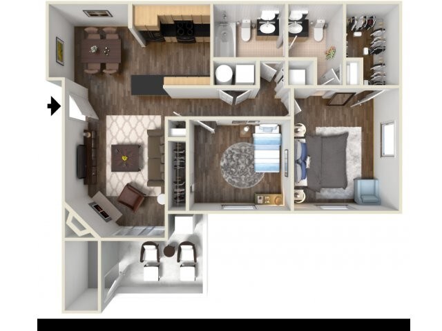 Floorplan - Apres Apartment Homes
