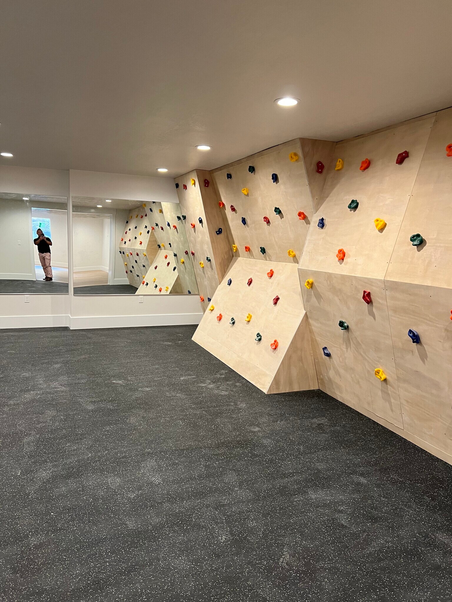 Massive gym with climbing wall - 4428 N Summer View Dr