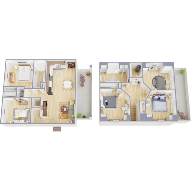 Floorplan - The Benedictine Townhomes
