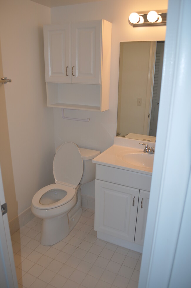 HALF BATH with comfort height elongated bowl toilet - 1251 SW 134th Way