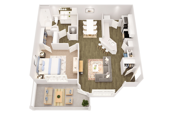 Floorplan - The Adair Apartment Homes