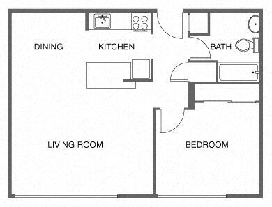 Floorplan - Clay Park Tower Apartments