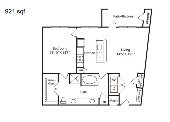 Floorplan - The Mitchell at Woodmill Creek