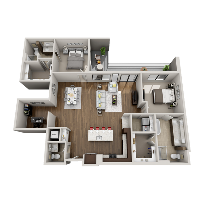 BB2 floor plan - Hayworth