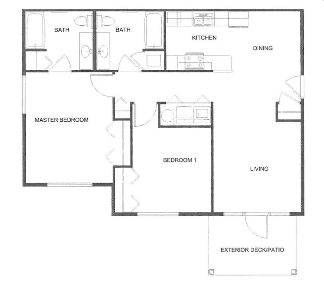 2BR/2BA - Peak Apartments (Income Based)