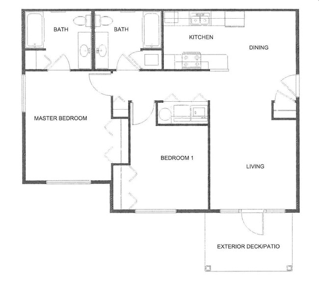 2BR/2BA - Peak Apartments (Income Based)