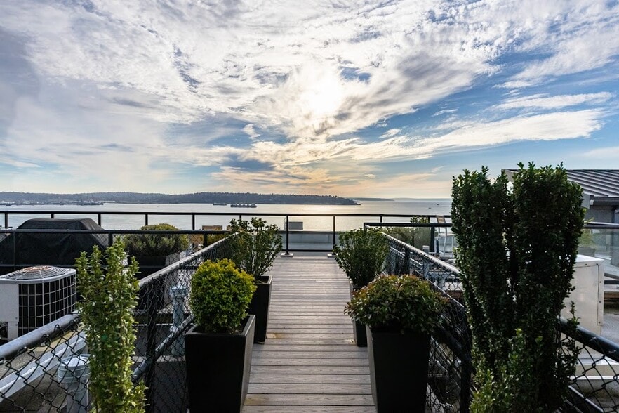 Dramatic views from rooftop deck. Elliott Bay and Alki to the west. - 2721 1st Ave