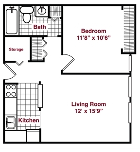 1BR/1BA - Coventry Woods