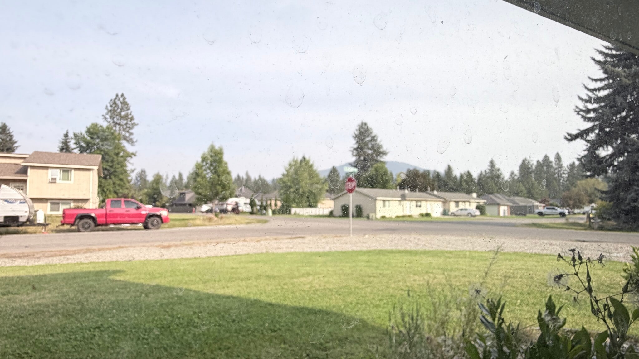 View from living room of Canfield Mountain - 10031 N Sunview Ln
