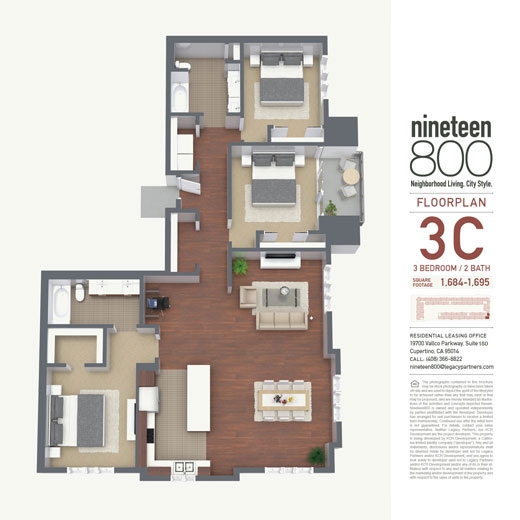 3C - Nineteen800 Apartments