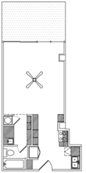 Efficiency - 230 West Alabama Apartments