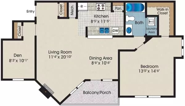 Floorplan - Gateway Village Apartments
