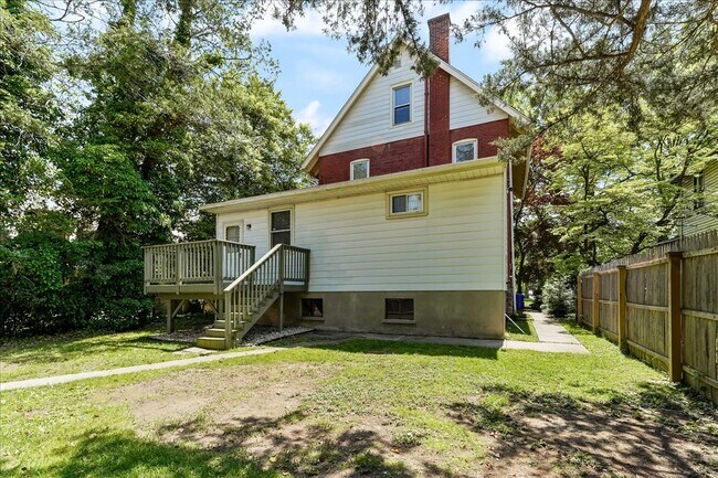 Back of the house and deck - 909 10th Ave