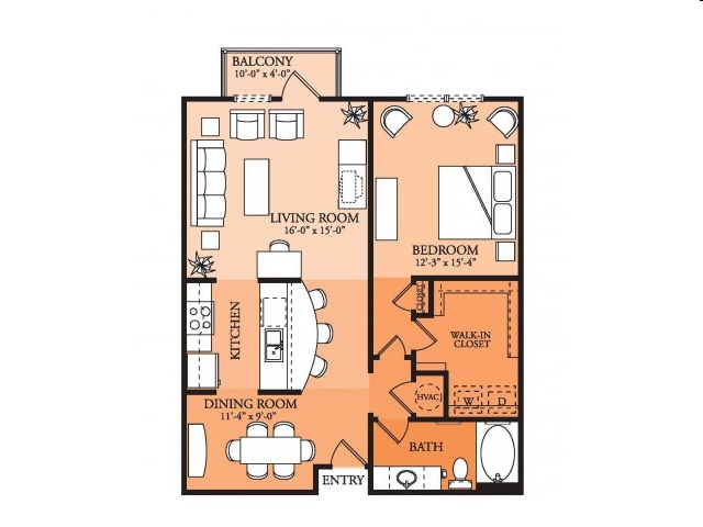 1BR/1BA - The Element
