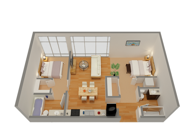 Floorplan - 800J Lofts