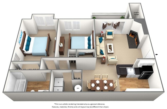 Floorplan - Montclair Apartments
