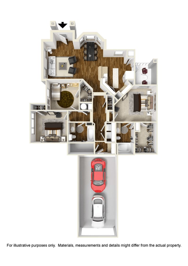 Floorplan - Faulkner Flats Apartment Homes
