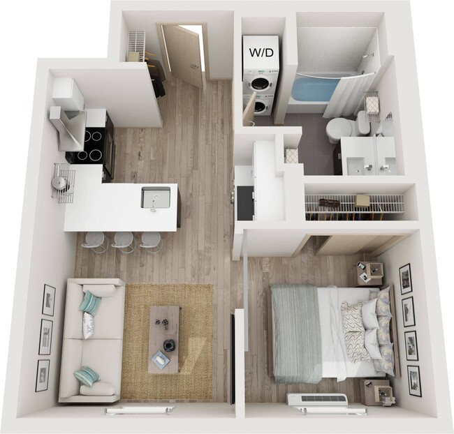 Floor Plan H - Ox-Op Apartments