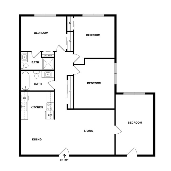 Floorplan - Vivante Apartments