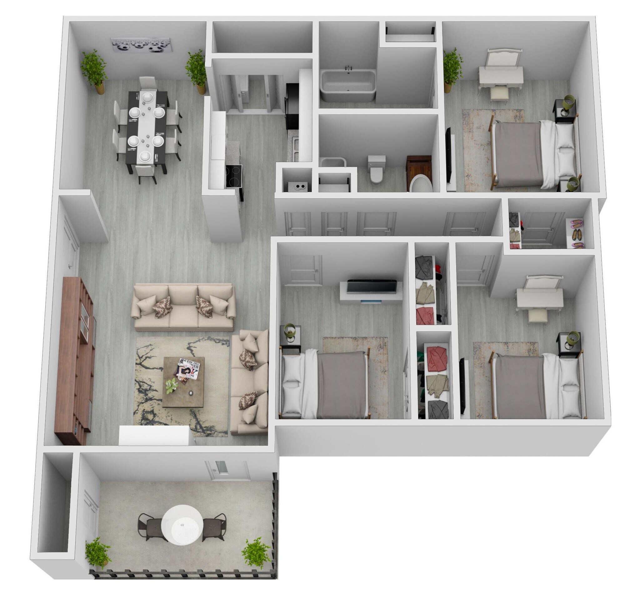 Hampton House Apartments 4401 Beatline Rd Long Beach MS 39560