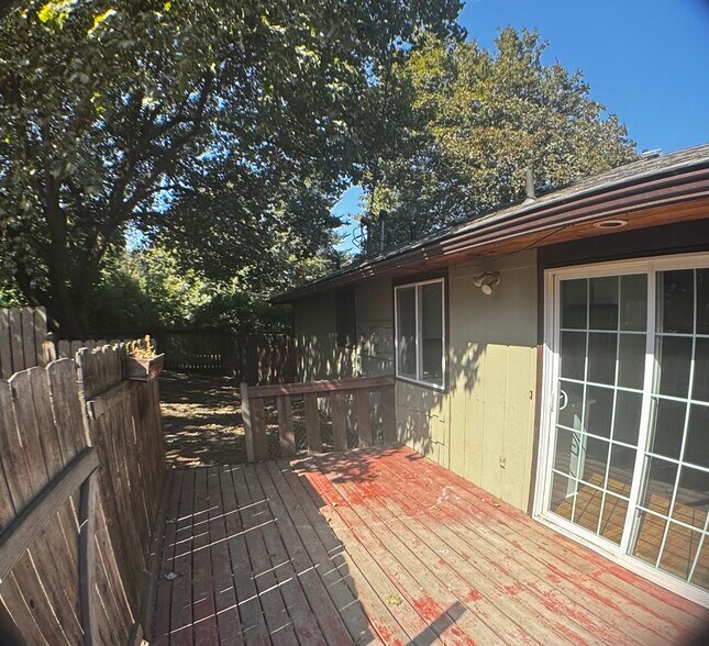Back deck off of kitchen - 1118 E 14th Ave