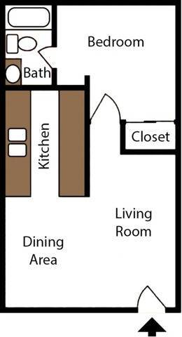 A1 One Bedroom - The View at North Mountain