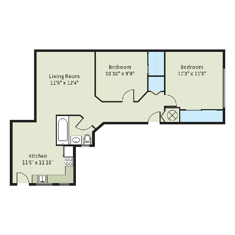 Floorplan - 5355-5361 S. Cottage Grove Avenue