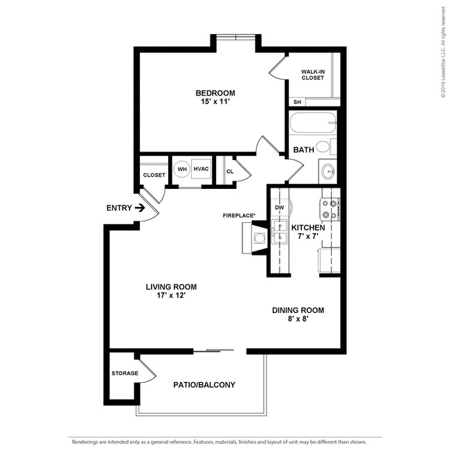 Floorplan - Woodbridge Apartments