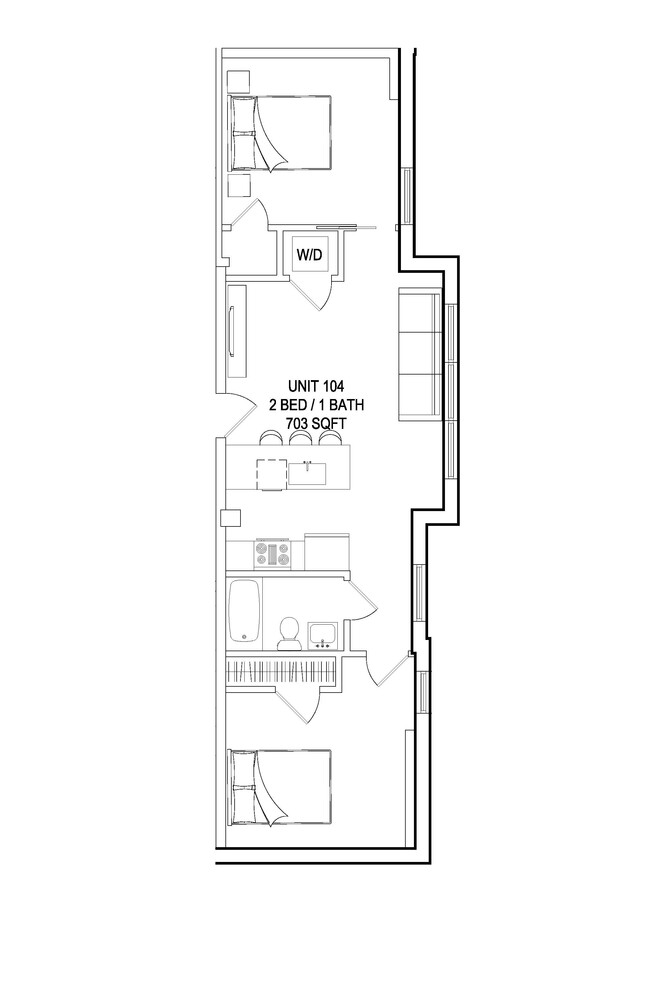 Floorplan - Dickinson Lofts