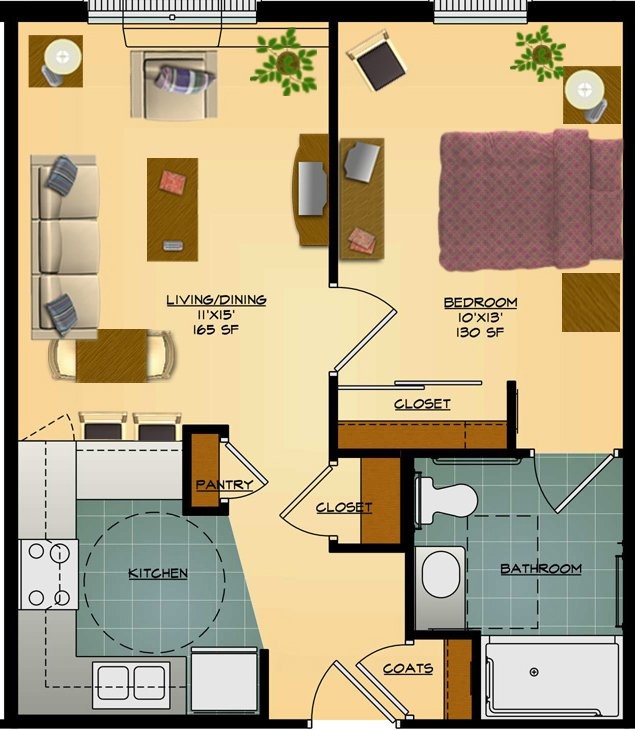 Floorplan - Grand Haven Commons