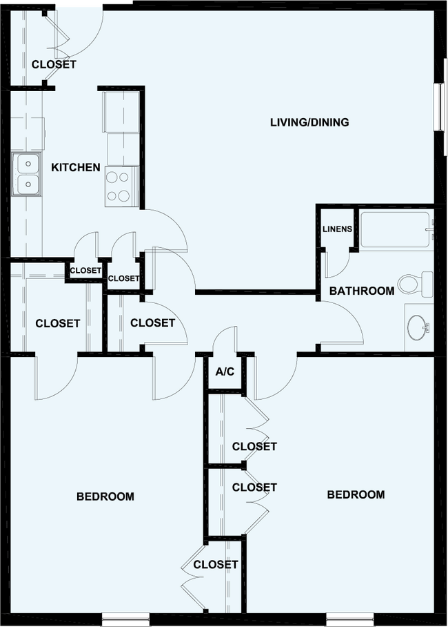 Floorplan - Orange Navy