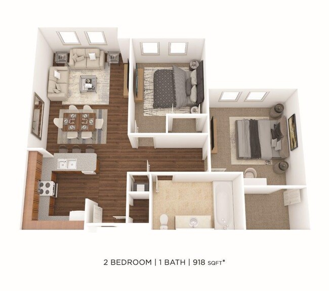 Floorplan - Villa Capri Apartment Homes