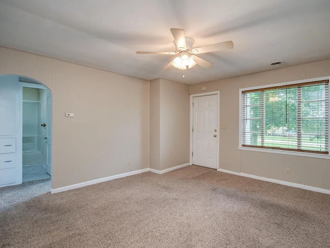 Living Room - now has woodgrain plank flooring - 2708 N Fremont Ave