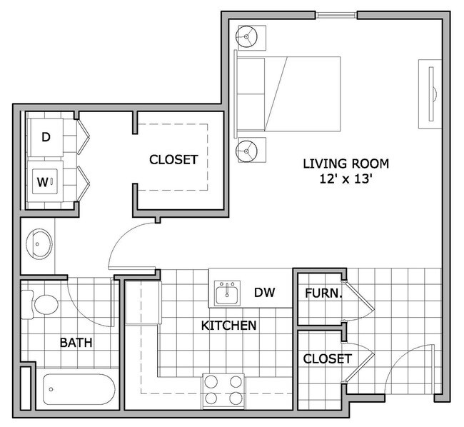 The Abbey Apartments 1530 E Erie St Springfield MO 65804 Apartment