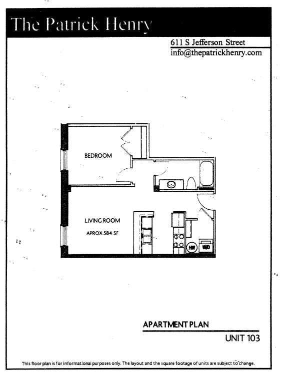 Floorplan - The Patrick Henry