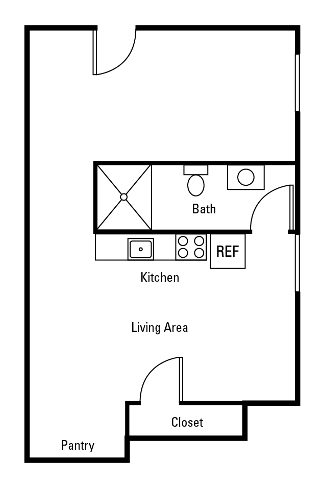 Floorplan - Brighton Gardens Apartment Homes